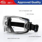 Safety Goggles Over Glasses - Anti-Fog, Impact Resistant