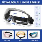 Safety Goggles Over Glasses - Anti-Fog, Impact Resistant