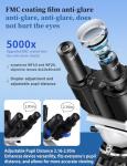 Woehrsh Dual-Stage Trinocular Microscope with USB Camera