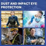 Safety Goggles Over Glasses - Anti-Fog, Impact Resistant