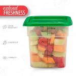 Cambro 4 QT Square Food Storage Container Set