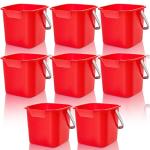 Irenare 8-Piece 3 Quart Sanitizing Cleaning Buckets