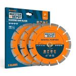 7-Inch Diamond Saw Blade Set for Angle Grinder