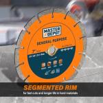 7-Inch Diamond Saw Blade Set for Angle Grinder