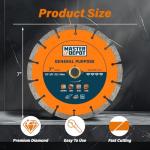 7-Inch Diamond Saw Blade Set for Angle Grinder
