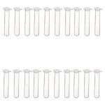 Bettomshin 100Pcs 15ml Round Bottom Test Tubes