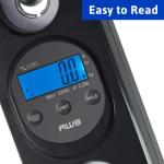Digital Hanging Scale, 330 lbs Capacity, LCD Display
