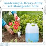 4 Gallon Heavy Duty Plastic Water Jugs with Lids