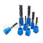CNC Carbide End Mill Set - 8 Pieces