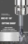 CNC Carbide End Mill Set - 8 Pieces