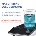 LACHOI Magnetic Stir Plate 5.9 Inch 200-1600RPM