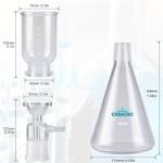 500ml Glass Vacuum Filter with 300mL Funnel