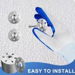 BERVASTO 300 Pcs Stainless Steel Flat Washers
