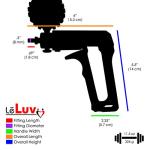 LeLuv Maxi Vacuum Pump with Ergonomic Handle