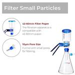 JOANLAB 1000ml Glass Vacuum Filtration Distillation Set