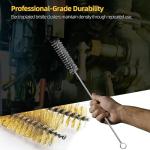 16-Piece Stainless Steel & Brass Tube Brush Set