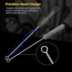 16-Piece Stainless Steel & Brass Tube Brush Set