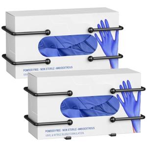 2 Pack Wall Mount Glove Box Dispenser Organizer