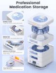 Automatic Pill Dispenser with LCD Display and Alerts
