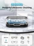 Miorcols Ultrasonic Jewelry Cleaner Machine - Black