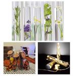 24 PCS 45 ml Clear Plastic Test Tubes with Caps