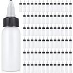 80-Pack Plastic Squeeze Bottles with Twist Caps