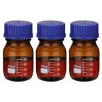 3 Pack 100ml Borosilicate Glass Storage Bottles