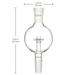 Borosilicate Glass Rotary Evaporator Bump Trap, 250 ml