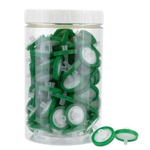 PES Syringe Filters 0.45µm Membrane 25mm - 100 Pack