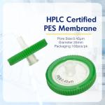 PES Syringe Filters 0.45µm Membrane 25mm - 100 Pack