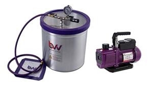 5 Gallon Aluminum Vacuum Chamber with 4CFM Pump