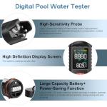 7-in-1 Digital Water Tester for pH, Salinity, TDS
