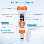 hygger 5-in-1 Digital pH Meter for Water Testing