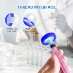 AMTAST 25MM Cellulose Acetate Syringe Filters, 0.22um