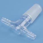 Labasics Glass T-Shape Vacuum Adapter with Dual Inlet