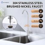 Under Sink Water Filter System with Stainless Steel Faucet