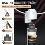 Under Sink Water Filter System with Stainless Steel Faucet