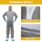 RAYGARD Colorful Disposable Coverall Hazmat Suit, X-Large
