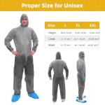 RAYGARD Colorful Disposable Coverall Hazmat Suit, X-Large