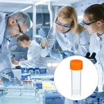 5mL Plastic Test Tubes with Screw Caps, 20 Pack