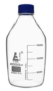 EISCO 2000ml Borosilicate Reagent Bottle with Cap