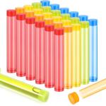 45 Pcs Colorful Plastic Test Tubes with Caps