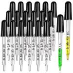 Teenitor 20-Pack 1mL Glass Eye Droppers
