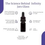 30 ML Ultraviolet Black Glass Dropper Bottle