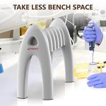 Compact 6-Slot Lab Pipette Rack