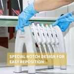 Compact 6-Slot Lab Pipette Rack