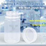 4 oz Airtight Plastic Travel Bottles (4 Pack)