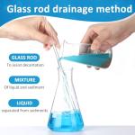 48 Pcs 12 Inch Glass Stirring Rods for Labs