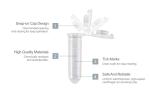 5.0mL Microcentrifuge Tubes with Safe Lock Caps