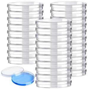 30 Pcs Sterile Petri Dishes with Lids